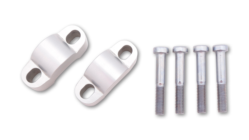 HIGHSIDER pro handlebar riser silver 25 mm, For Ø28.6mm handlebars