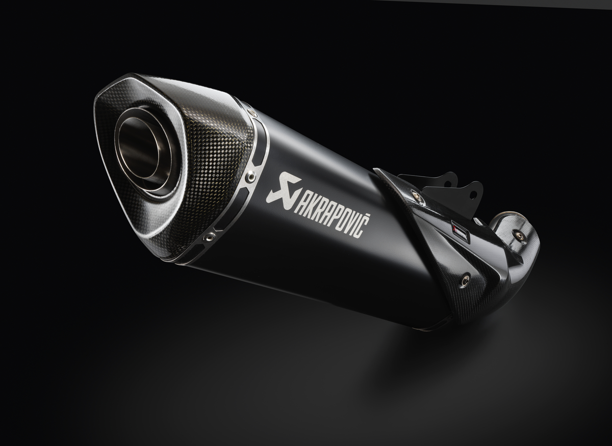 Akrapovic Slip-On LINE exhaust system black for KTM 890 Duke (Bj.20-)