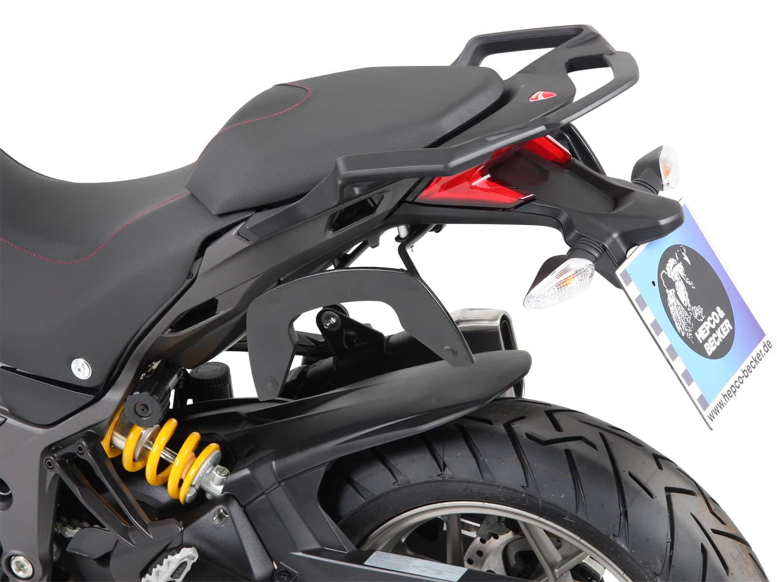 C-Bow side carrier black for Ducati Multistrada 950 /S (17-21) Hepco & Becker