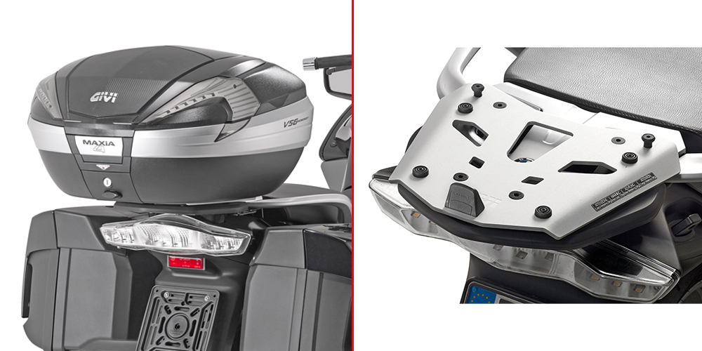 Topcase carrier aluminum for BMW R 1200 RT (Bj. 14-18) / R 1250 RT (Bj. 19-) Givi