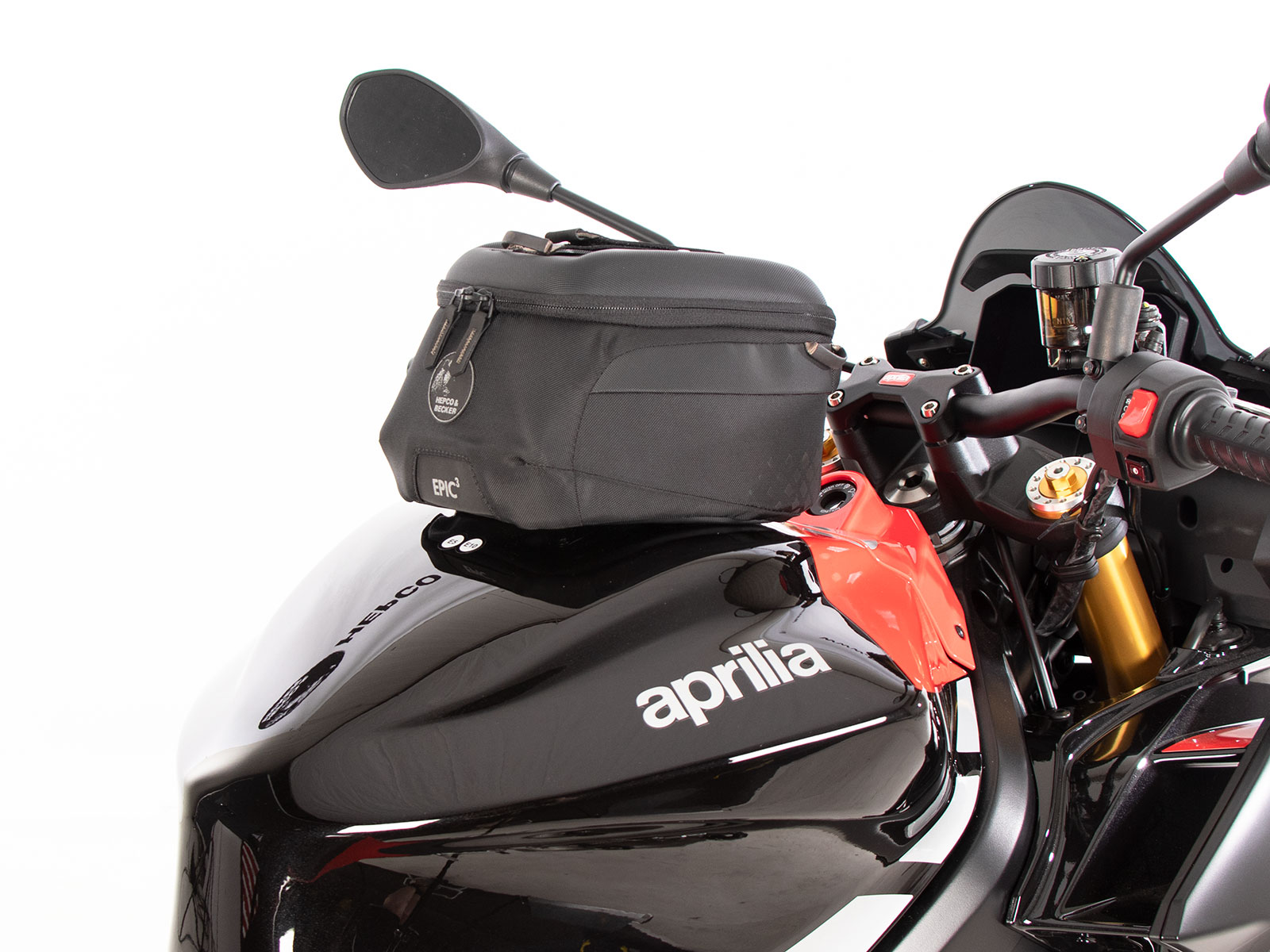 Basic tank ring incl. tank bag closure unit for Aprilia Tuono 660 Factory (22-)