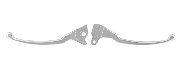 Sport lever set brake left/right for Vespa LX/LXV/S/Primavera/Sprint 50-150ccm, silver