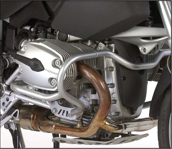 Engine guard silver for BMW R 1200 GS (04-12) Hepco & Becker