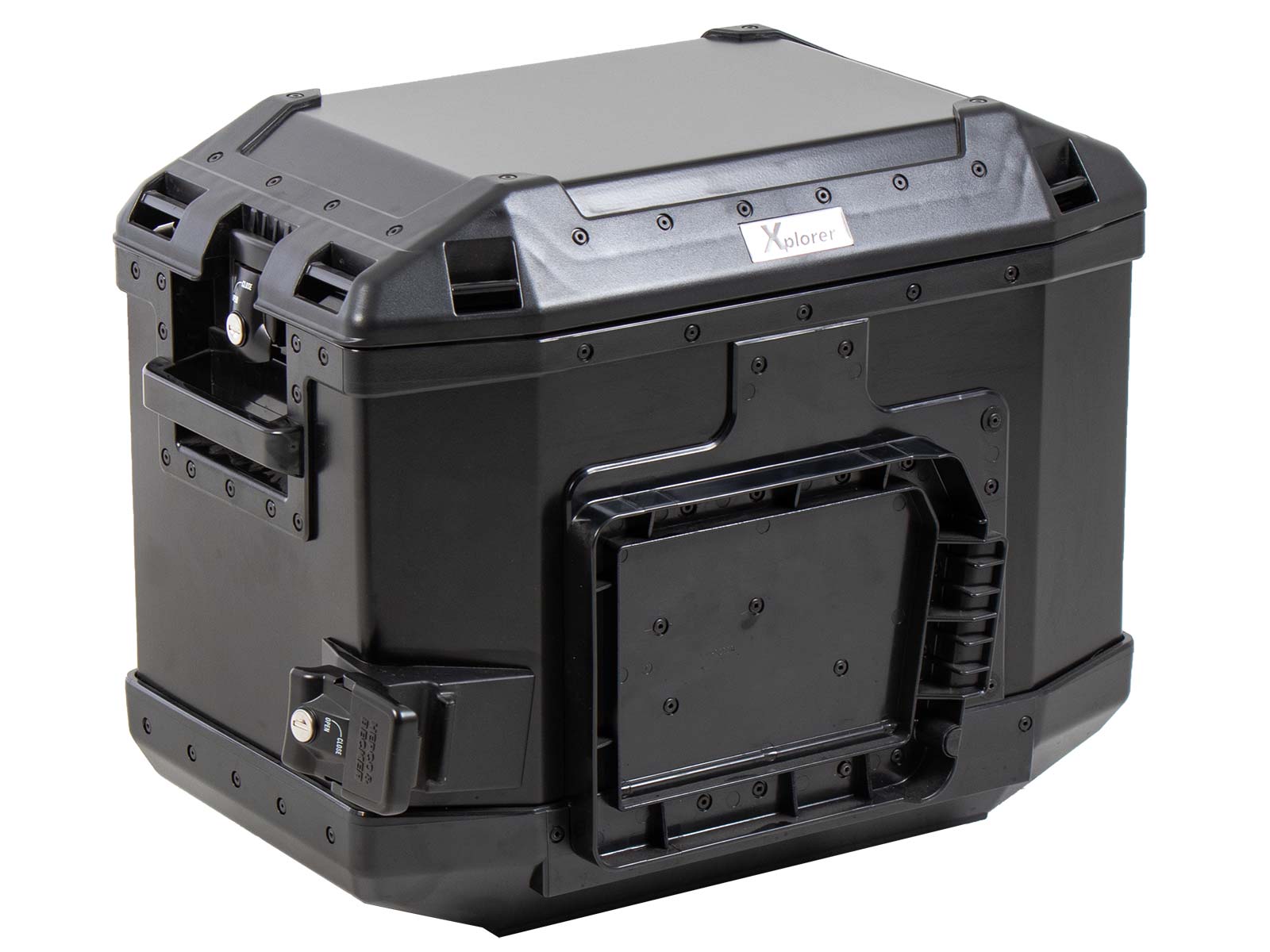 Side case Alu Xplorer 40 Cutout left black Hepco & Becker