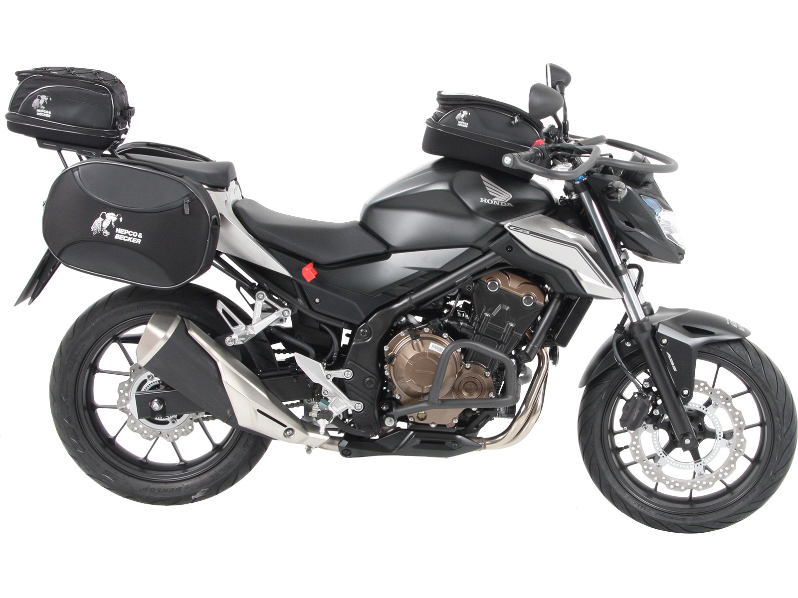 C-Bow side carrier anthracite for Honda CB 500 F (16-18) Hepco & Becker