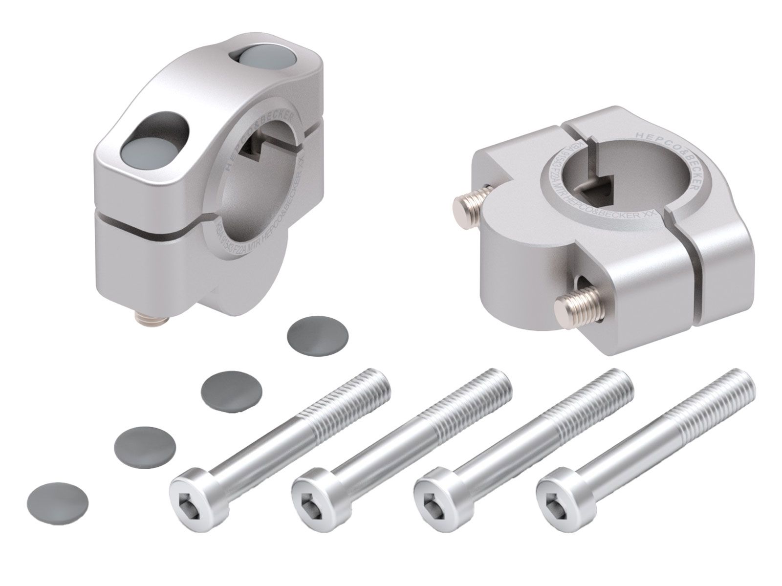 Handlebar riser H=20 mm for Honda VFR 800 X Crossrunner (15-20) Hepco & Becker