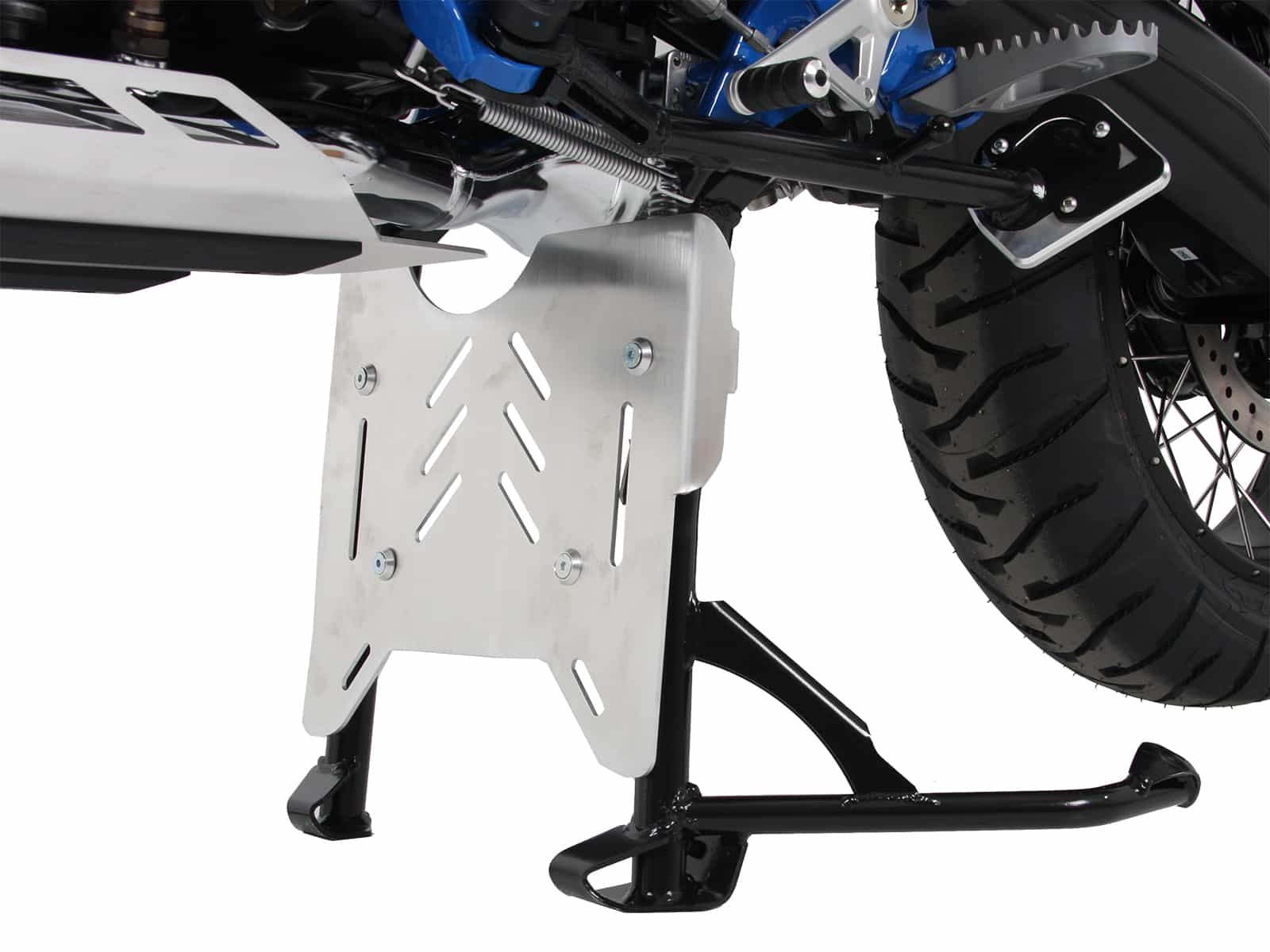 Aluminum protection plate for original main stand for BMW R 1250 GS Adventure (19-24) Hepco & Becker