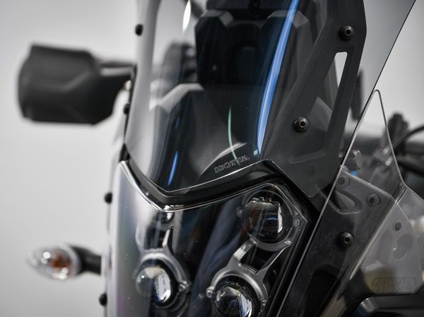 Extra-high windshield smoke gray for Yamaha Ténéré 700 (19-24)