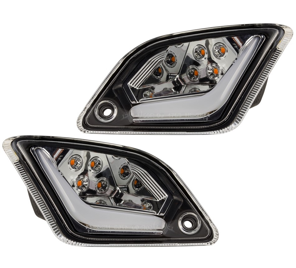 Turn signal kit rear left/right for Vespa GTS/GTS Super/GTV/GT 60/GT/GT L ('03-'13), clear