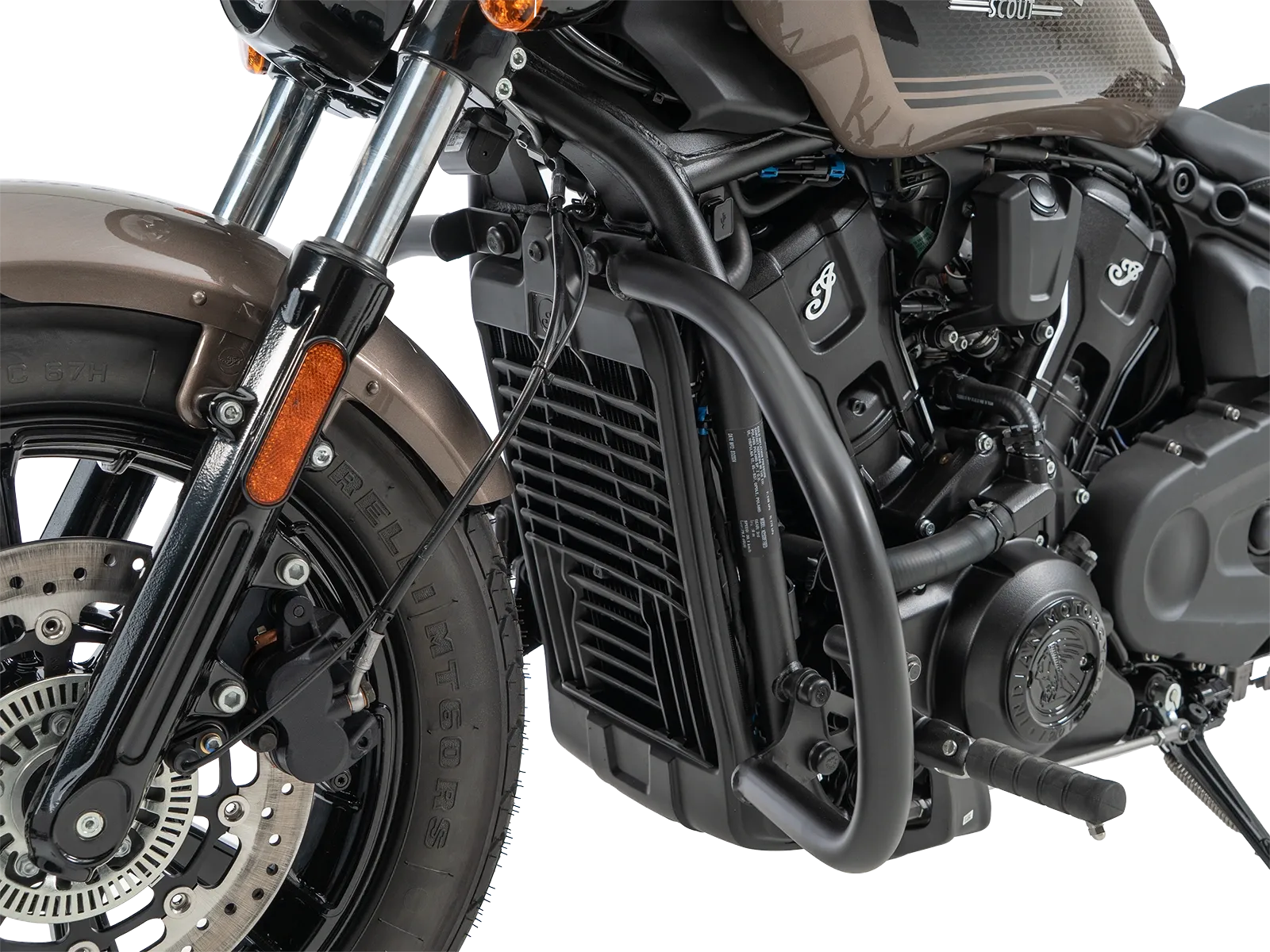 Engine guard black for Indian 101 Scout 1250 (25-) Hepco & Becker