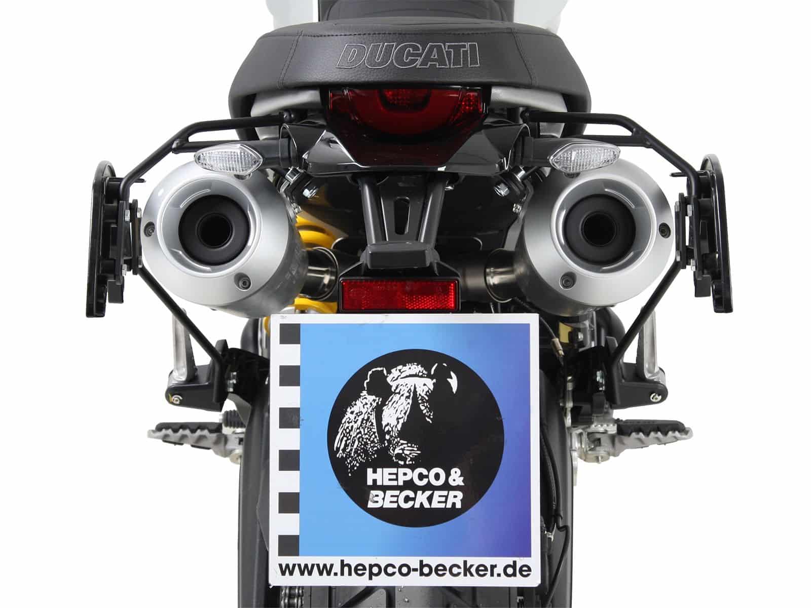 C-Bow side carrier black for Ducati Scrambler 1100 /Special /Sport (18-20) Hepco & Becker