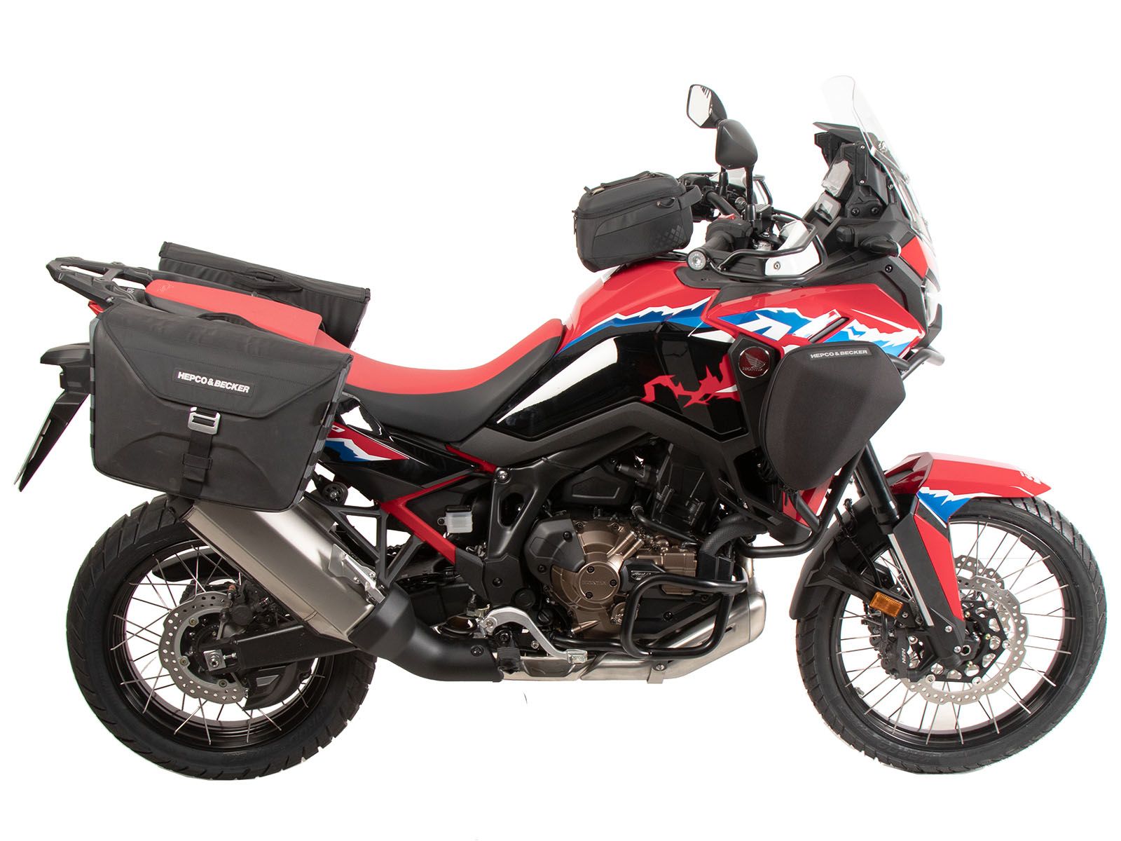 C-Bow side carrier black for Honda CRF 1100 Africa Twin Adventure Sports (24-) Hepco & Becker