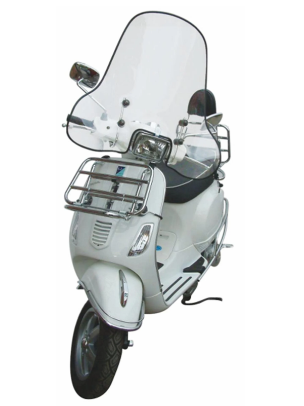 Backrest CUPPINI for Vespa, chrome