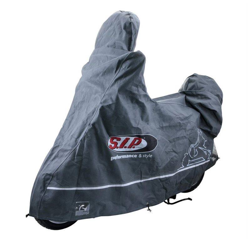 Folding garage Indoor PREMIUM 2.0 for Vespa ET2/ET4/LX/LXV/S/Primavera/Sprint, size L, gray