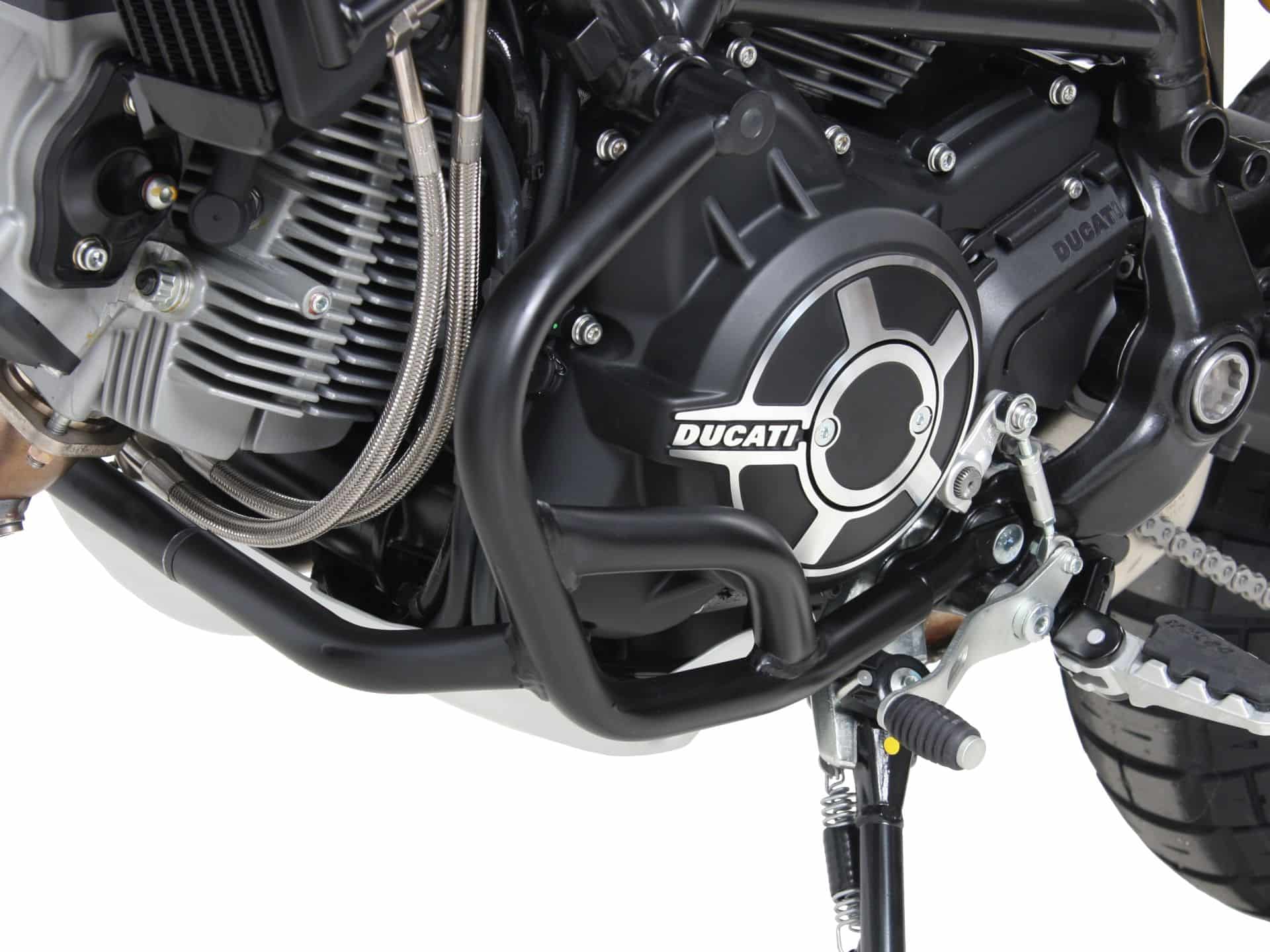 Engine guard black for Ducati Scrambler 800 Desert Sled (17-22) Hepco & Becker
