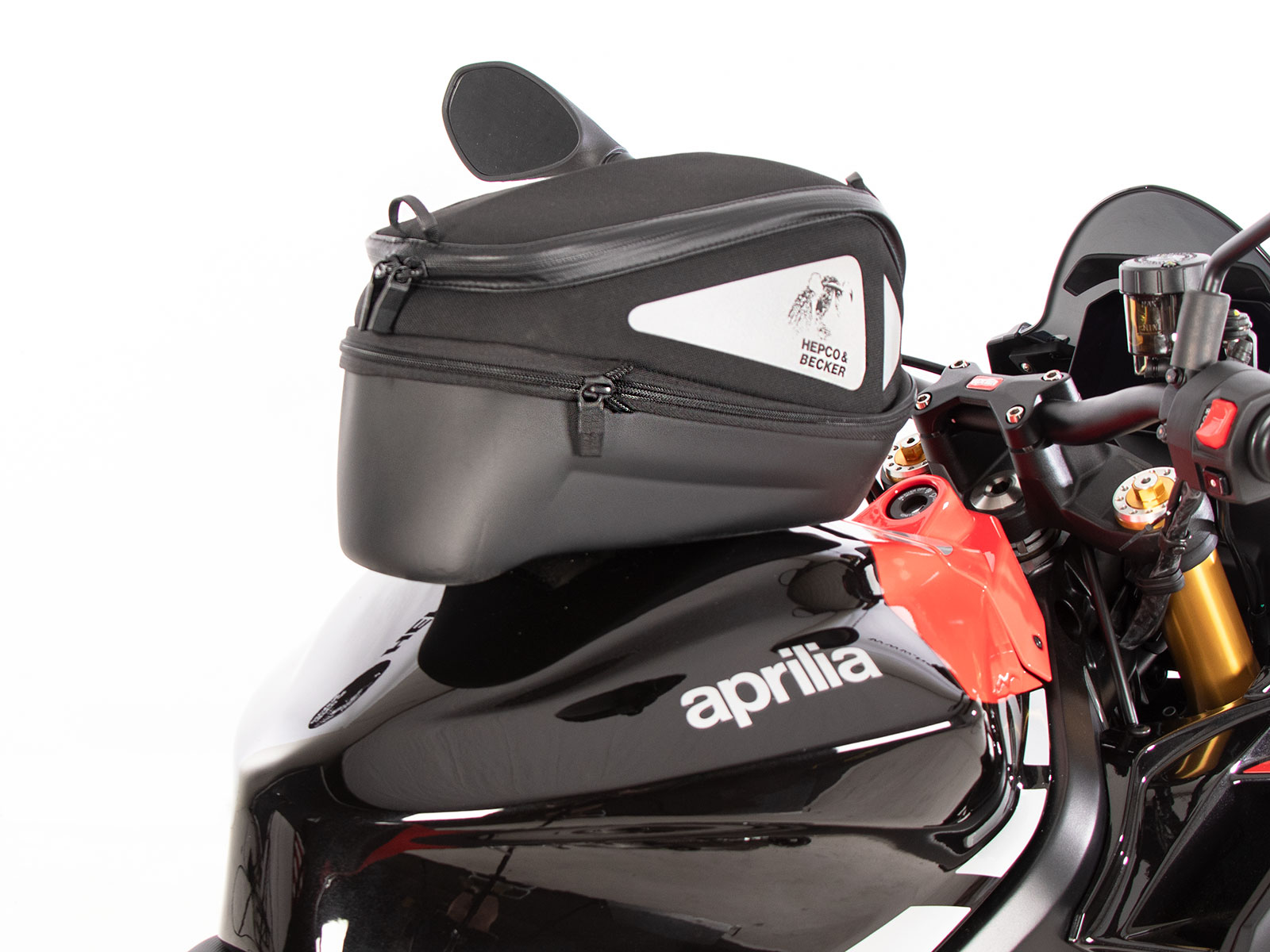 Basic tank ring incl. tank bag closure unit for Aprilia Tuono 660 Factory (22-)