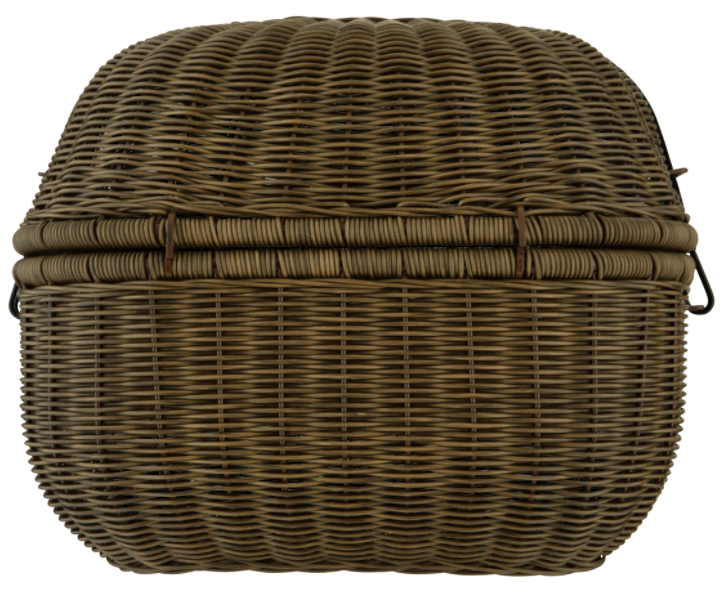 Luggage basket Classic for Vespa, dark brown