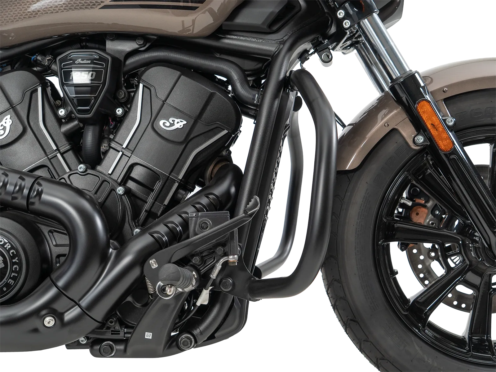 Engine guard black for Indian Scout Bobber 1250 (25-) Hepco & Becker