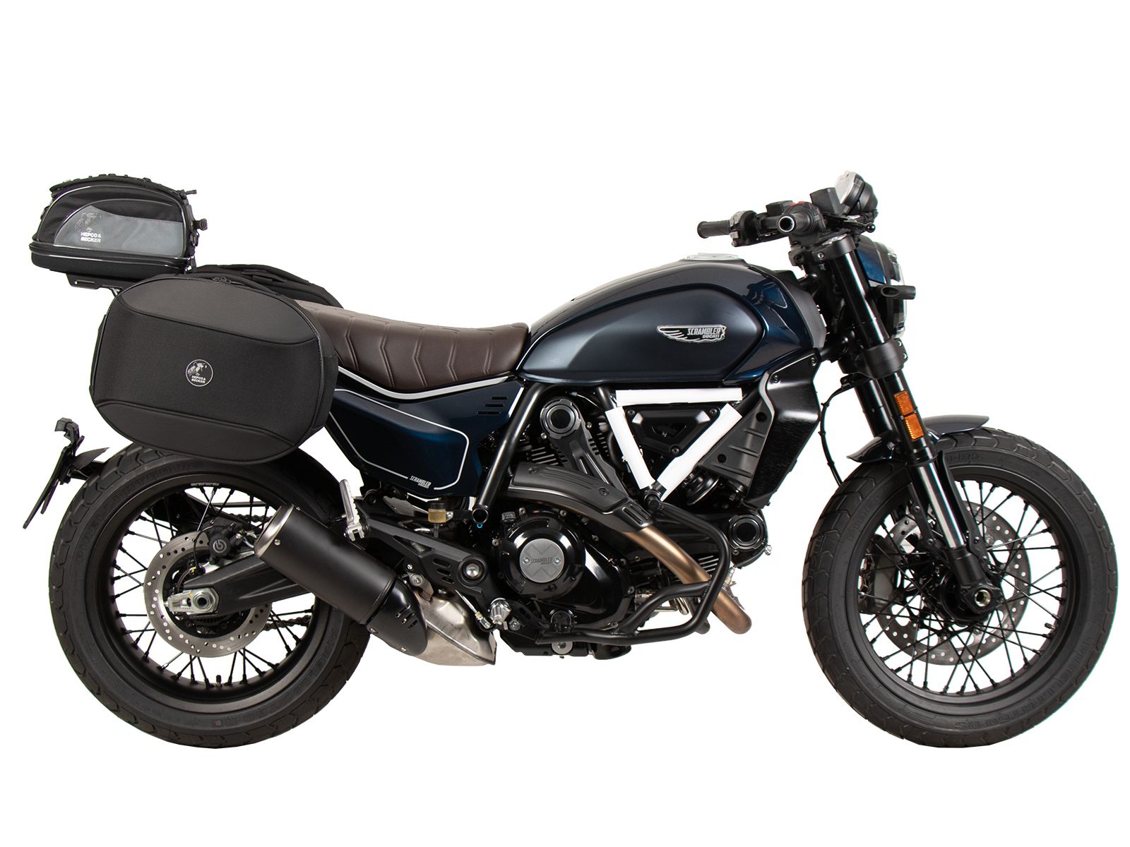 C-Bow side carrier black for Ducati Scrambler 800 Nightshift /Full Throttle (23-) Hepco & Becker