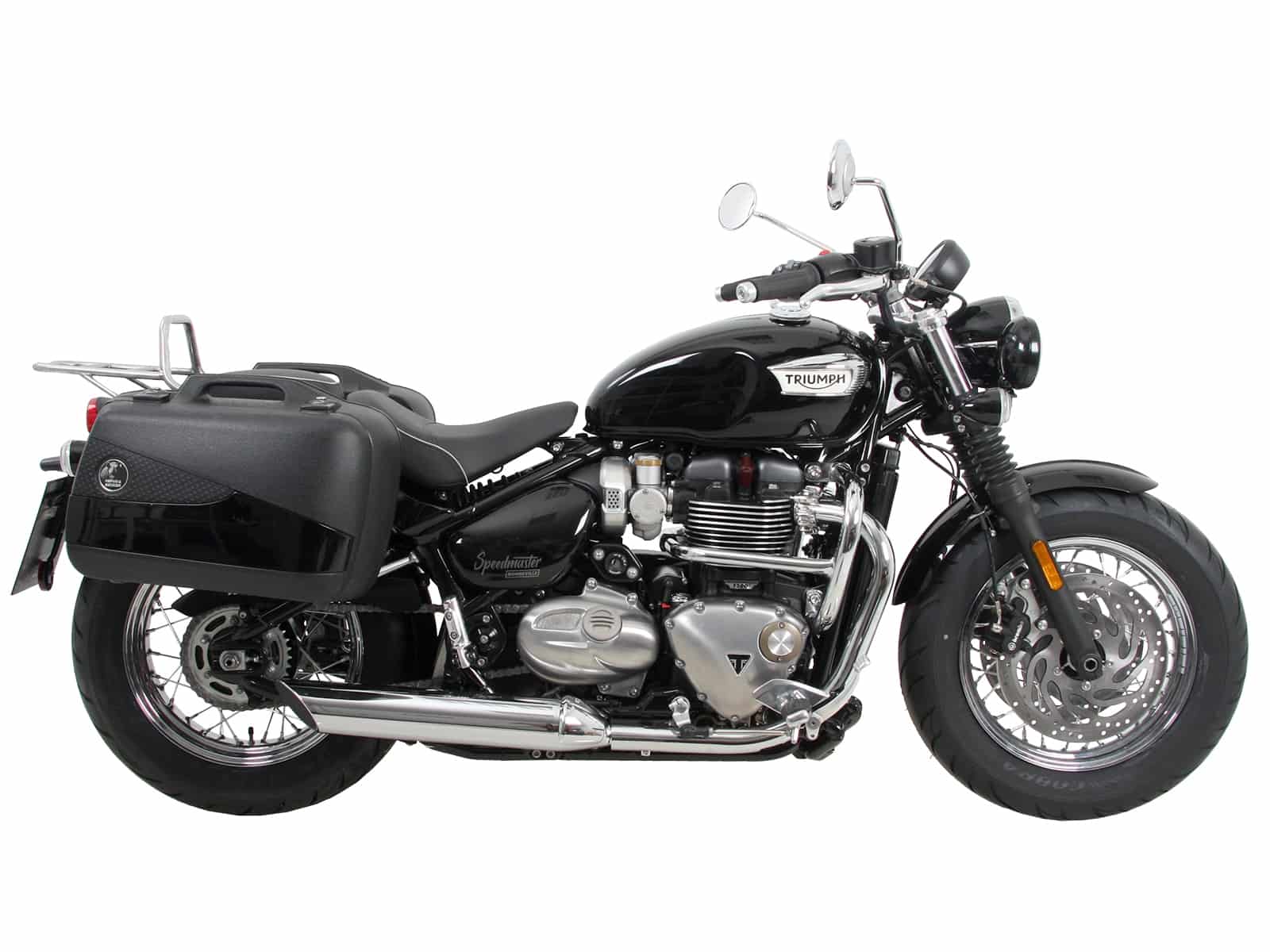 Case carrier chrome for Triumph Bonneville Speedmaster (18-) Hepco & Becker