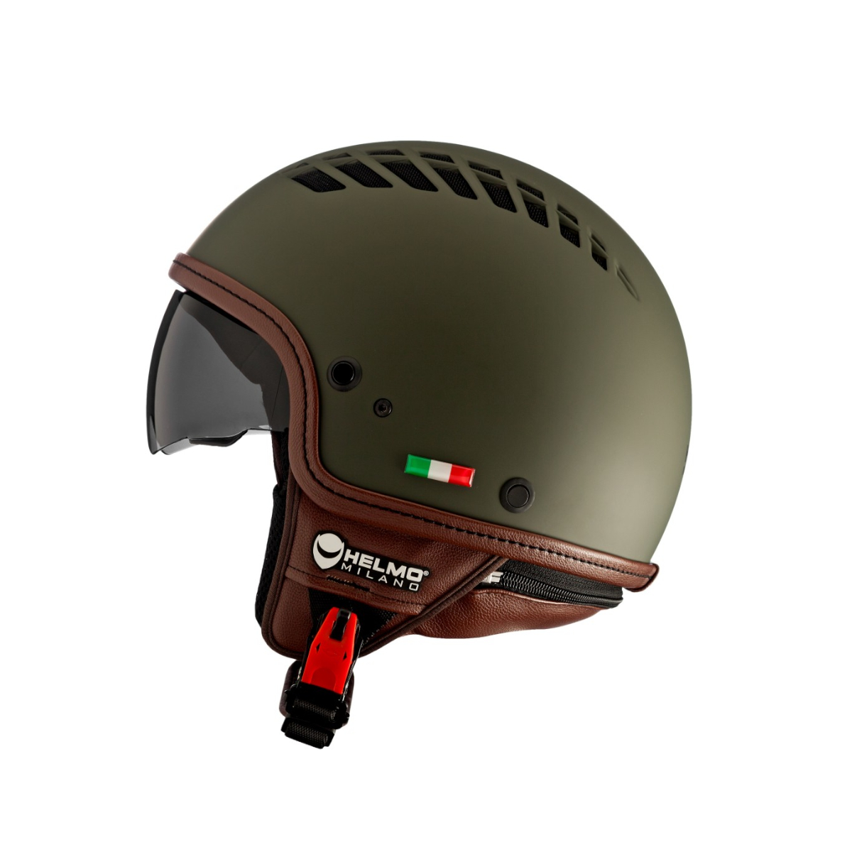 Helmo Milano Demi Jet, ViaColVento, green, matt