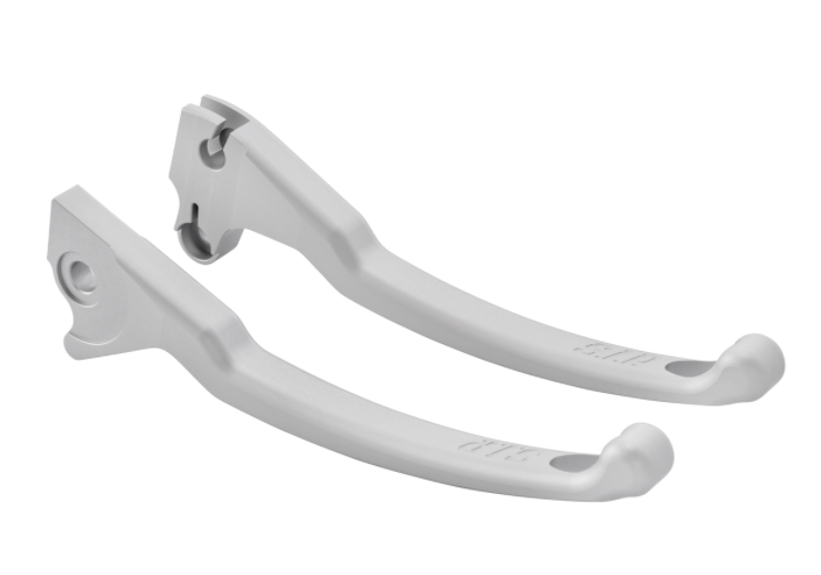 Sport lever set brake left/right for Vespa LX/LXV/S/Primavera/Sprint 50-150ccm, silver dull