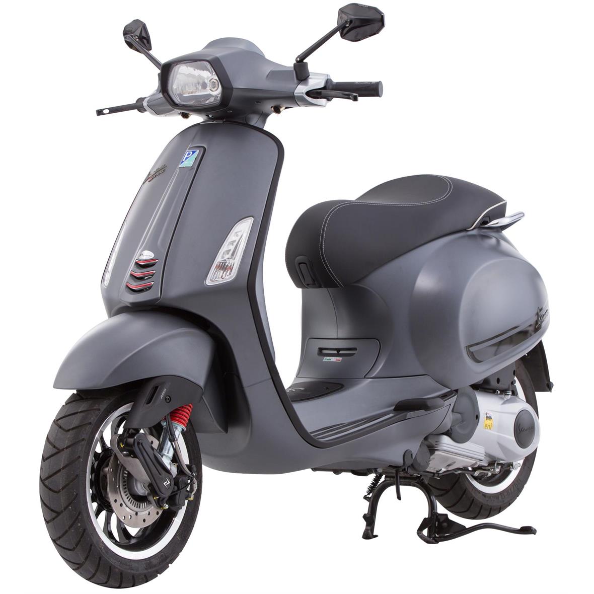 Mono slot tube step black glossy for Vespa Primavera/Sprint 50-150ccm