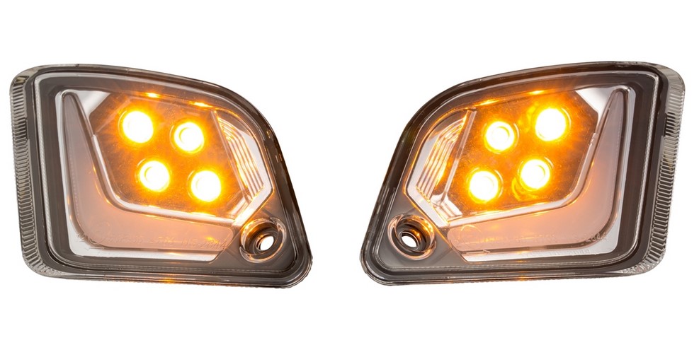 Turn signal kit rear left/right for Vespa GTS/GTS Super/GTV 125-300cc ('14-), clear