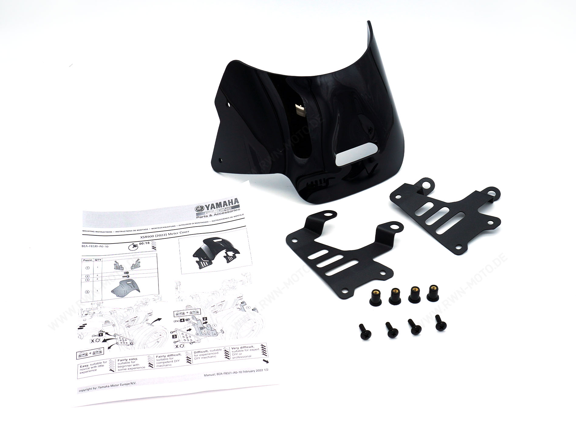 Cockpit visor for Yamaha XSR 900 (22-) Original