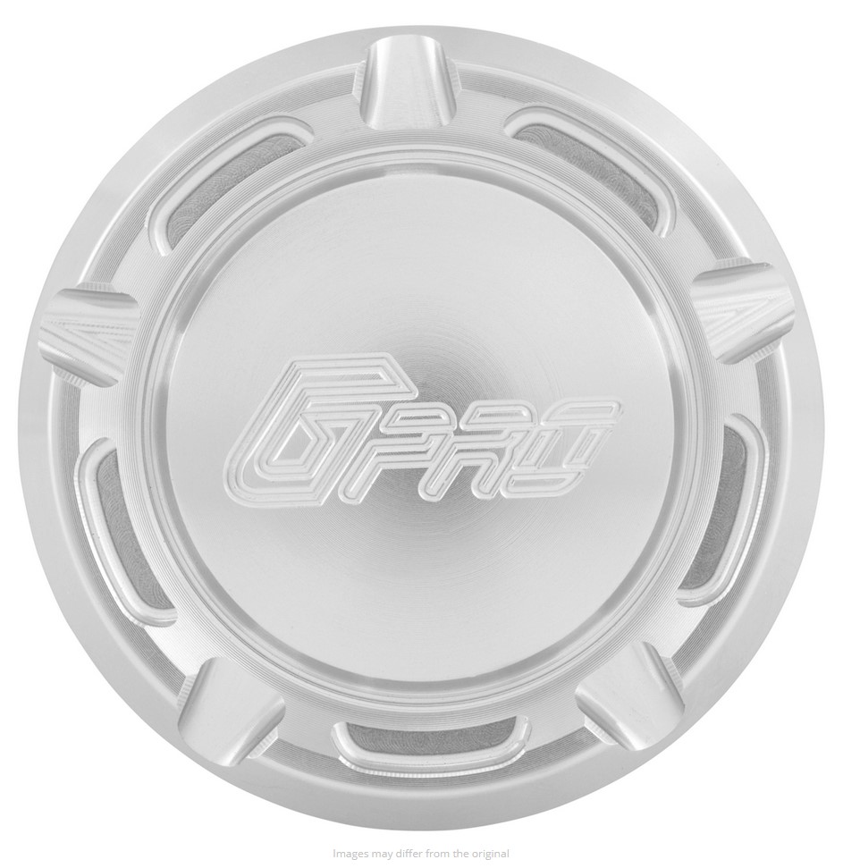 Dust cap rim front MK II for Vespa, silver