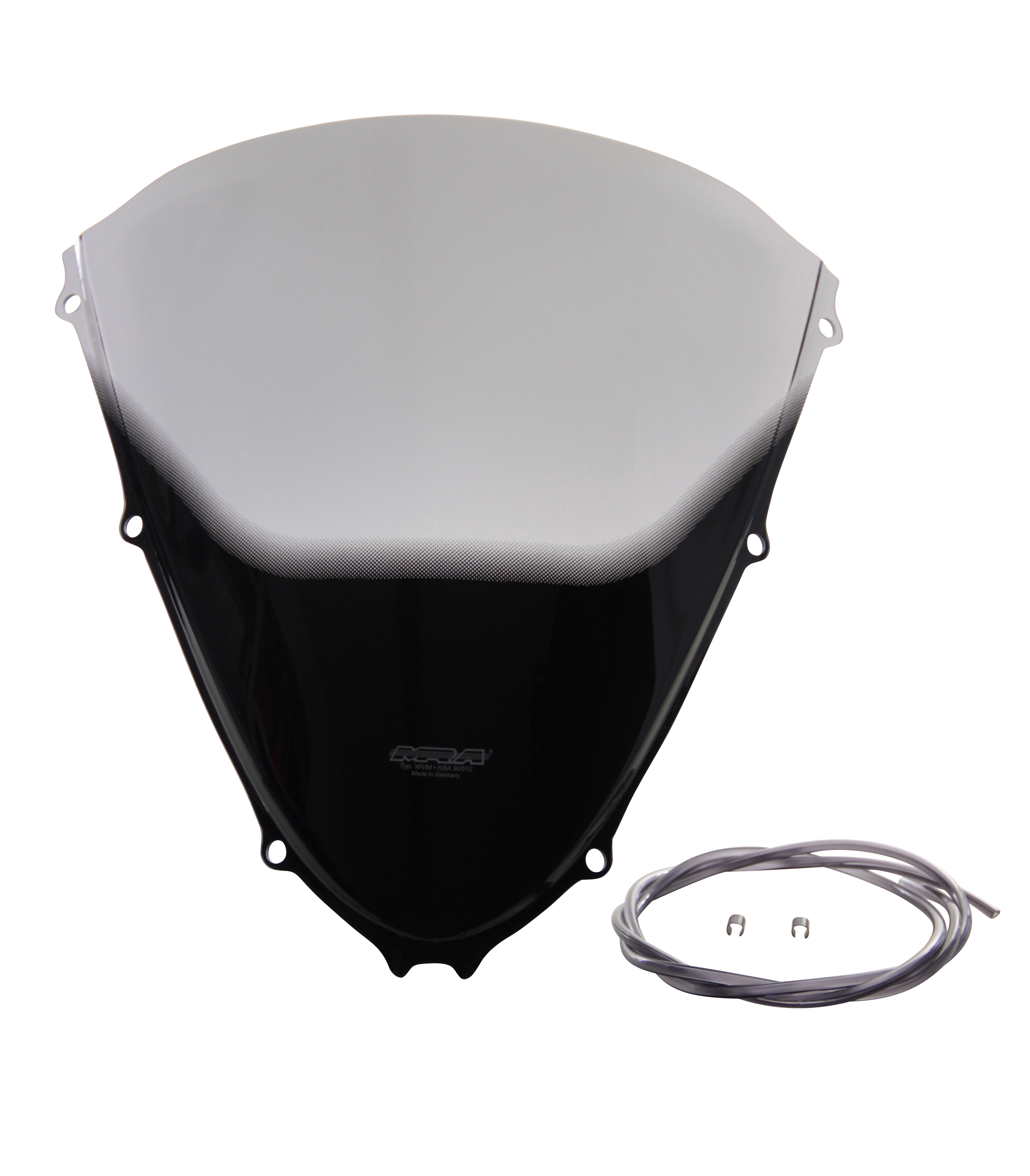 Original MRA "O" shape windshield for KAWASAKI ZZR 1400 / ZX 14 R (Bj.16-)