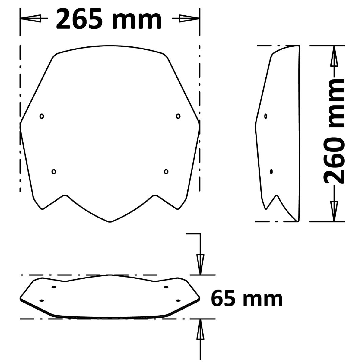 Windshield Rally for Yamaha Ténéré 700 (19-24)