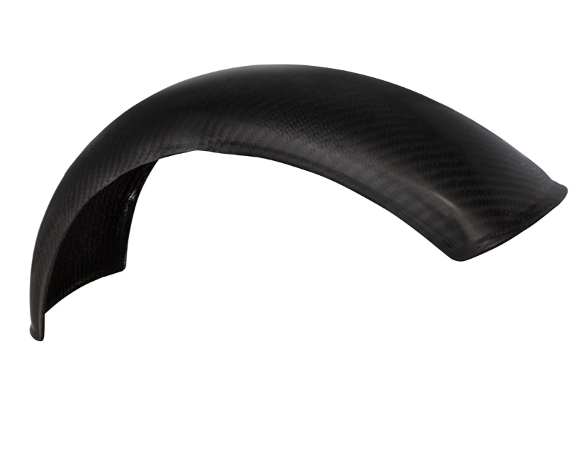 Mudguard Garelli EVO II without bracket, universal for Vespa PX 80-200cc, carbon clear
