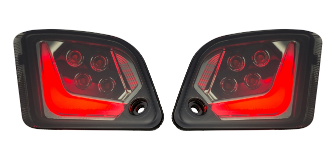 Turn signal kit front & rear for Vespa GTS/GTS Super/GTV 125-300cc ('14-), tinted
