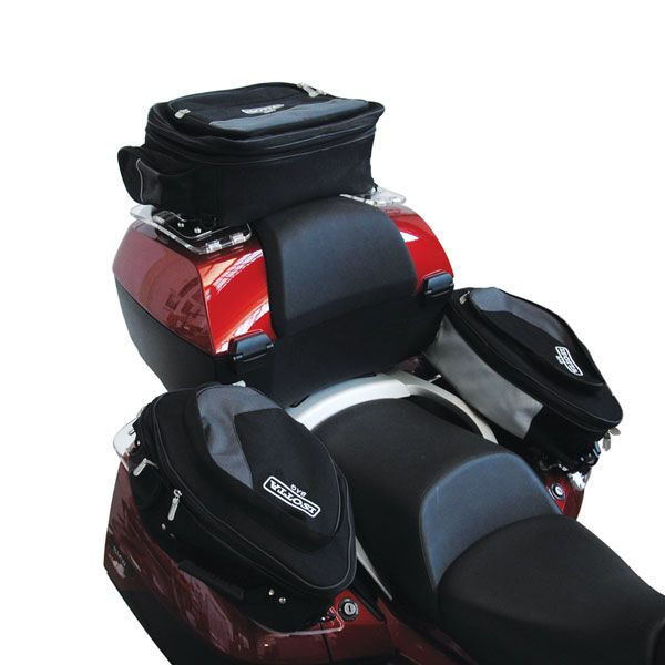 Luggage rack for top case BMW K 1600 GT /R 1250 RT /R 1200 RT, PMMA, light smoke