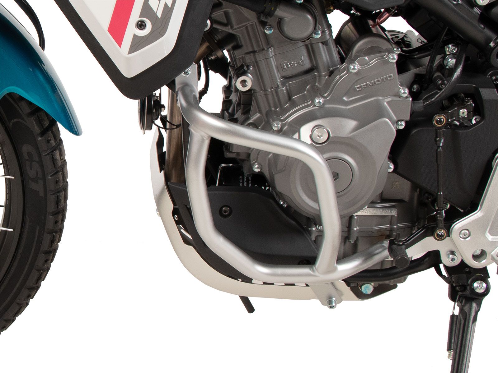 Engine guard silver for CFMoto 450 MT (24-) Hepco & Becker