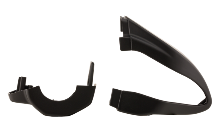 Cover switch unit, right/left, front/rear for Vespa Primavera/Sprint, black matt