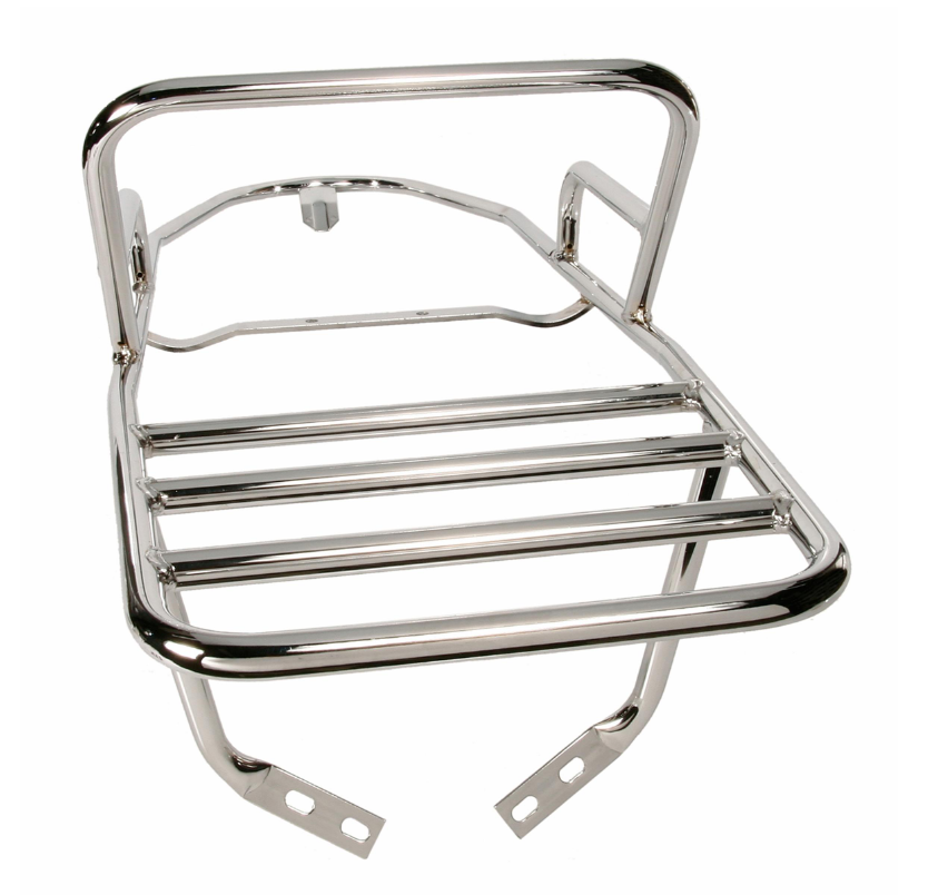Rear luggage rack for Vespa PX 80-200cc, chrome
