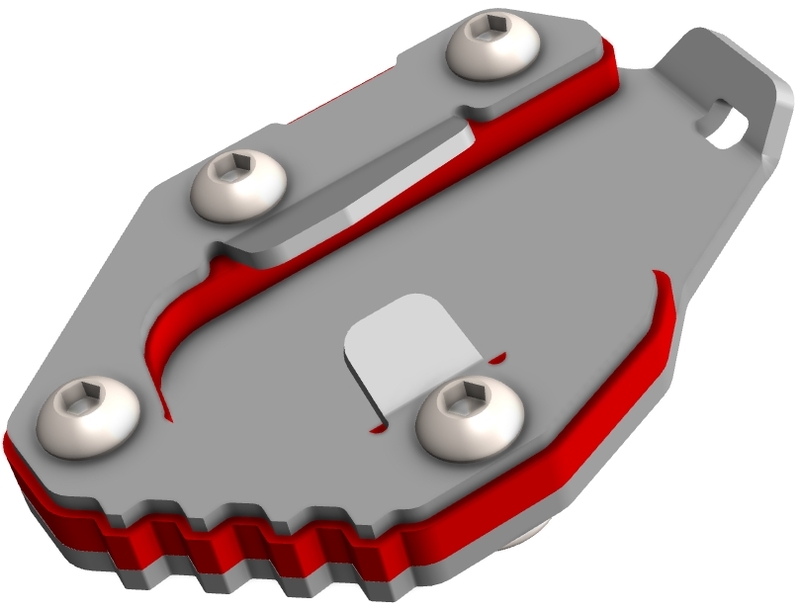 Cross-Pro side stand support extension