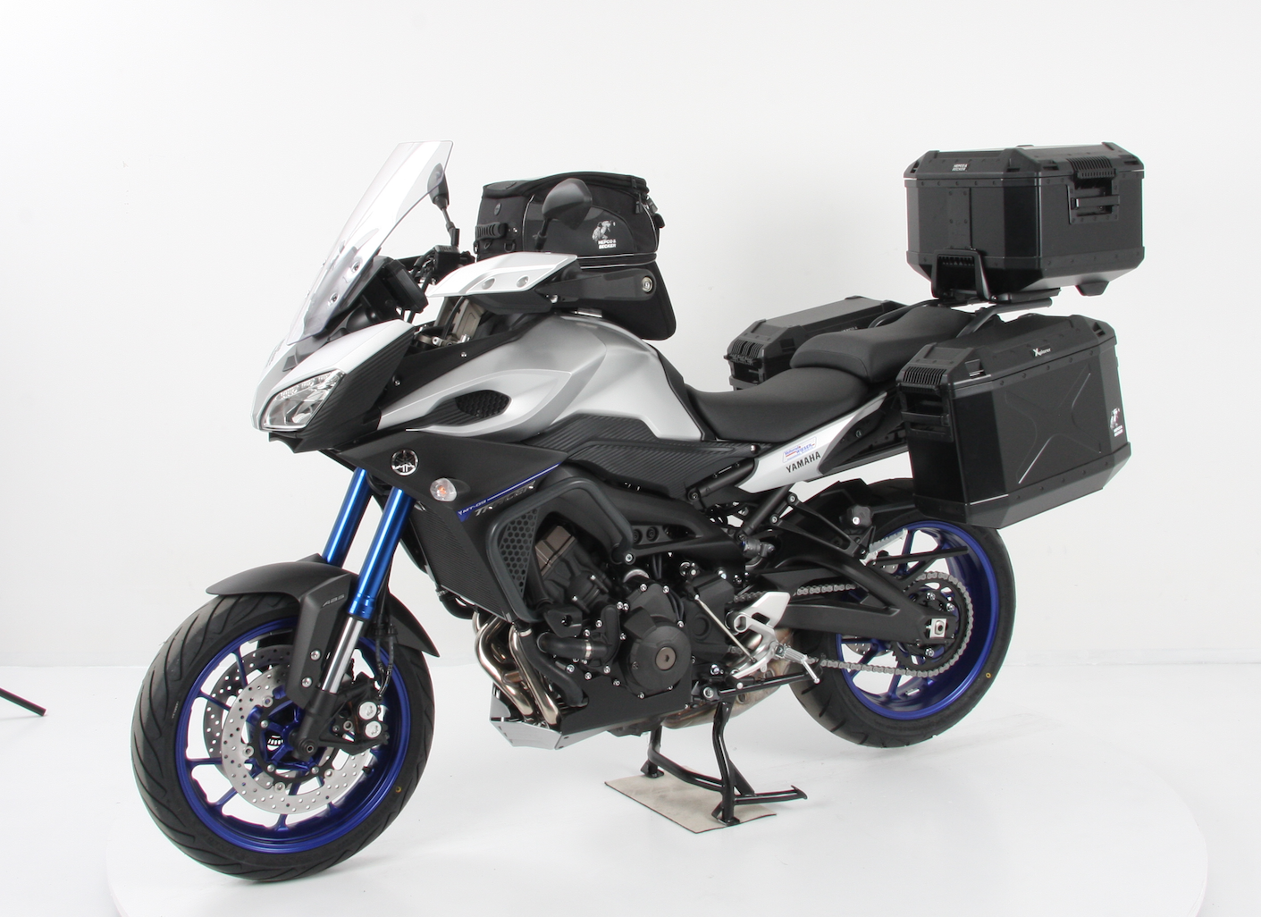 Alurack topcasecarrier anthracite for Yamaha MT-09 Tracer ABS (Bj.15-) Hepco & Becker