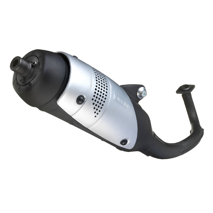LeoVince exhaust system Touring, steel, full system for Aprilia / Piaggio