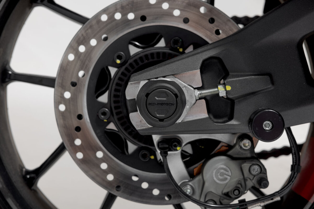 SW-Motech Crash pad kit for rear axle Ducati, KTM, Husqvarna models - SW Motech