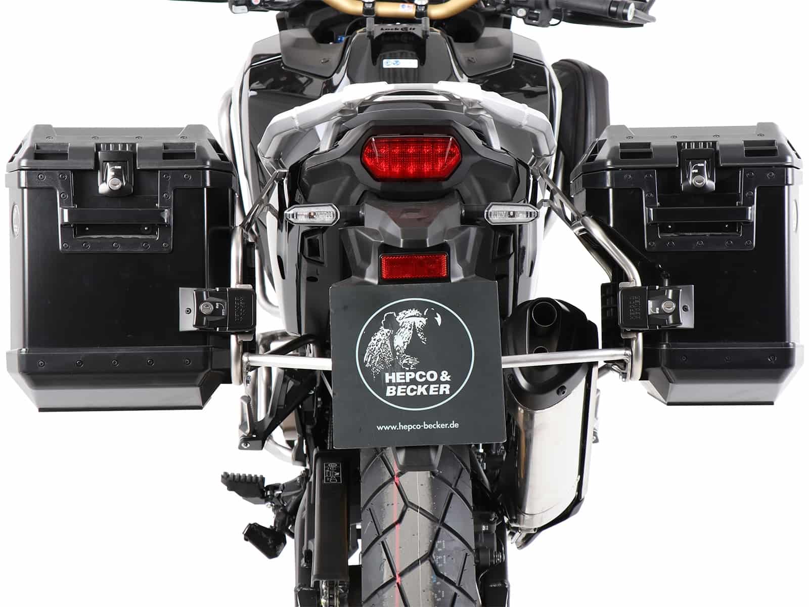 Carrier set cutout black for Honda CRF 1100 L Africa Twin (24-) Hepco & Becker