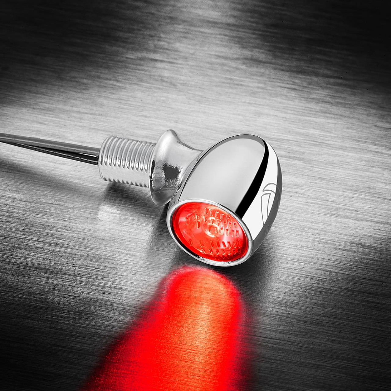 Kellermann tail and brake light, Atto RB hm, steel, LED, HL/HR 12 V, shiny chrome