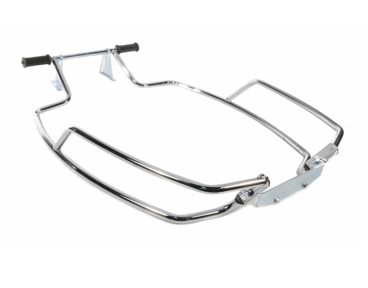 Crash bar side hood for Vespa PX 80-200cc, chrome
