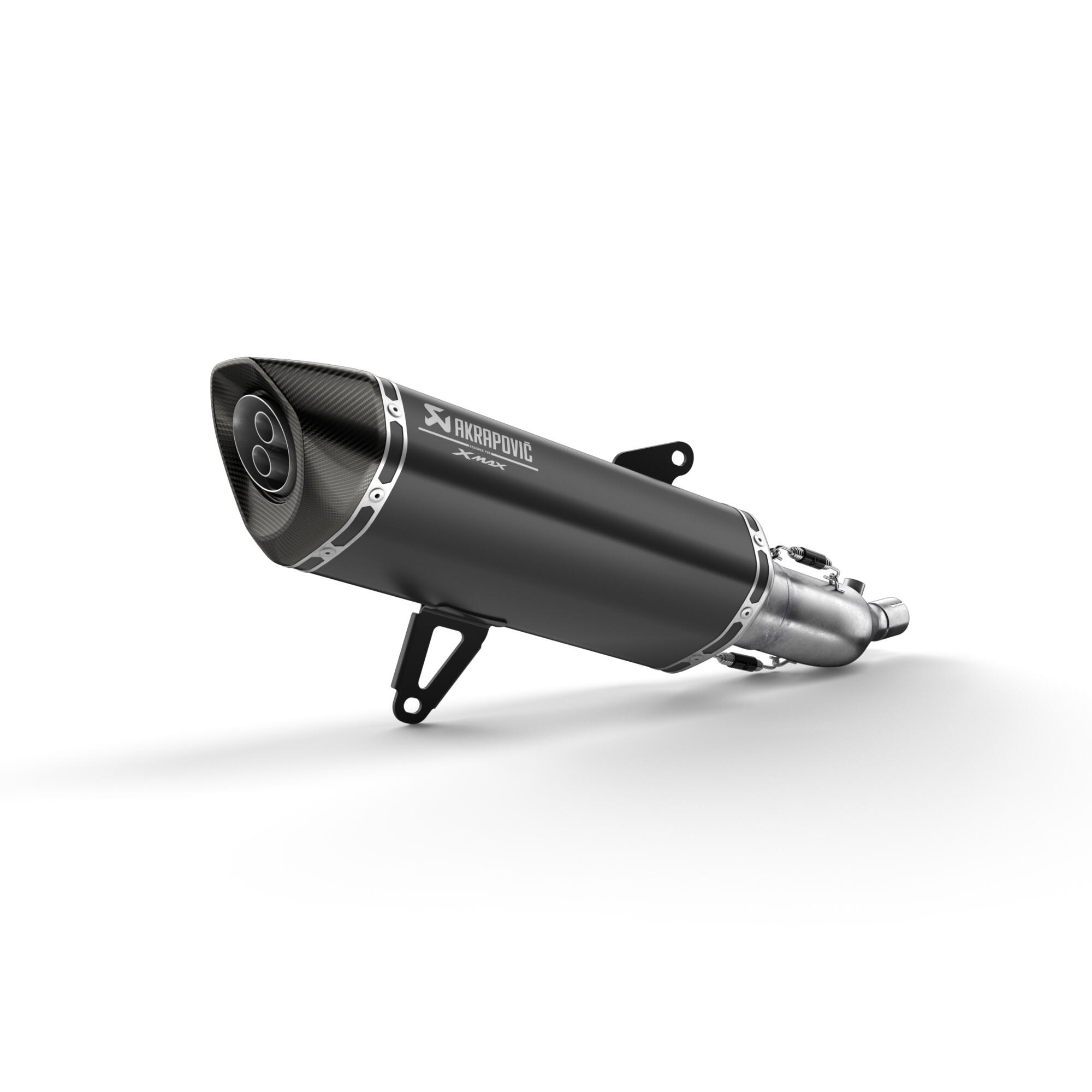 Akrapovič slip-on exhaust black for Yamaha X-MAX 300 (23-) Genuine