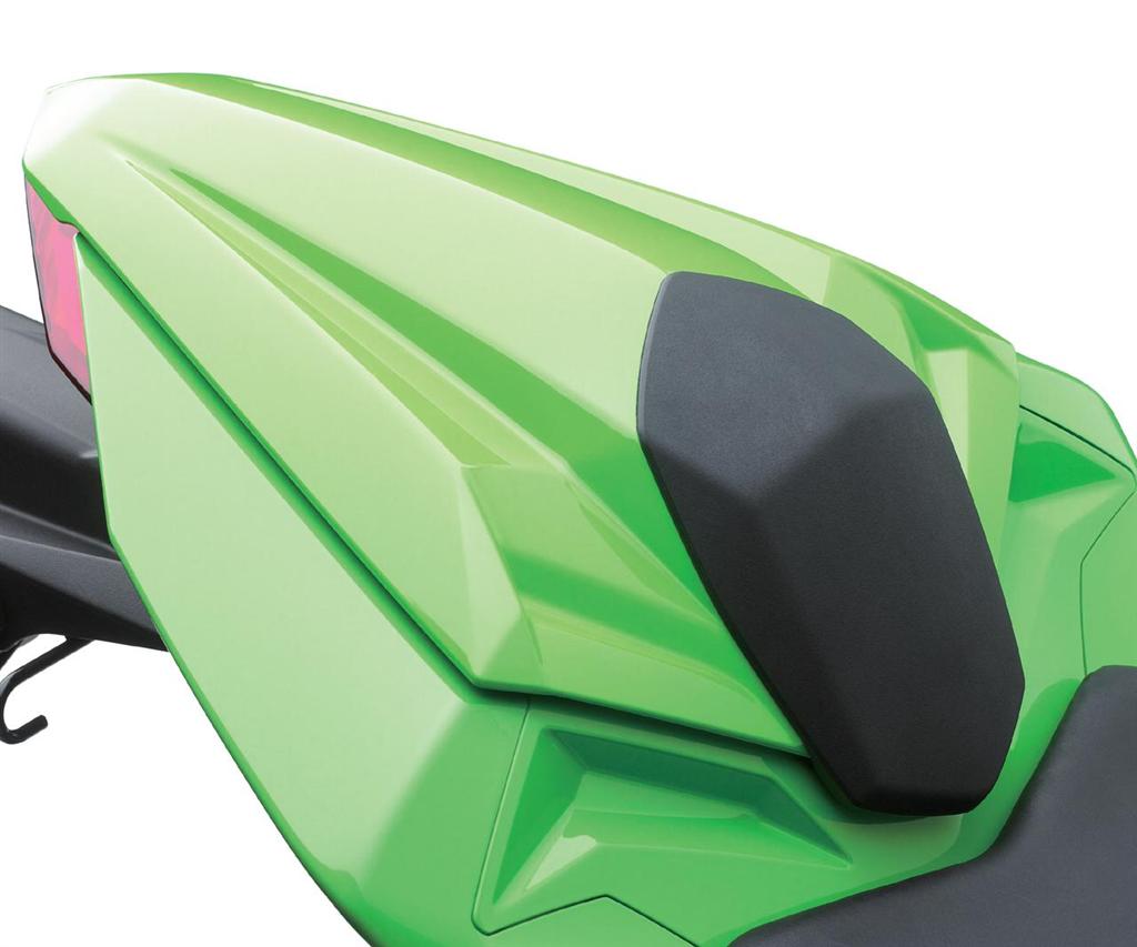 Cover pillion seat 35K Candy Flat Blazed Green Z300 2016 Original Kawasaki