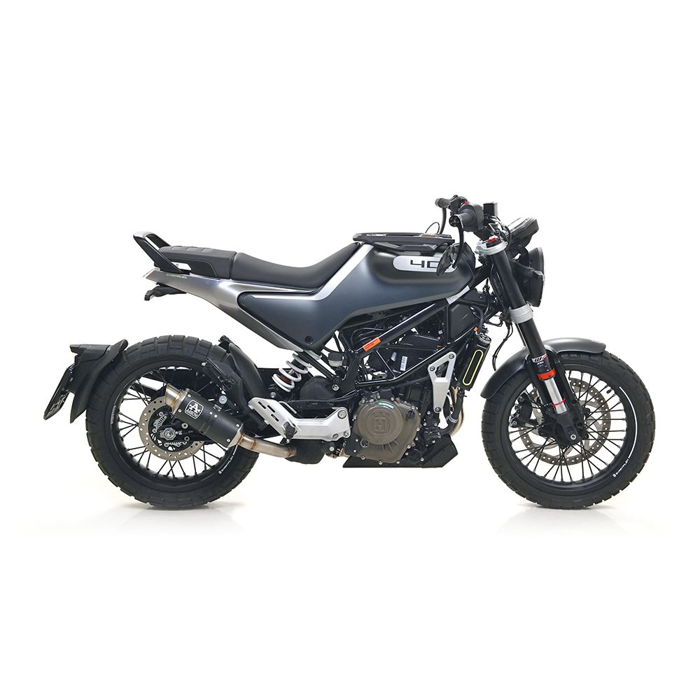 ARROW exhaust DARK GP2 for Husqvarna Svartpilen 401 / Vitpilen 401 (20-)