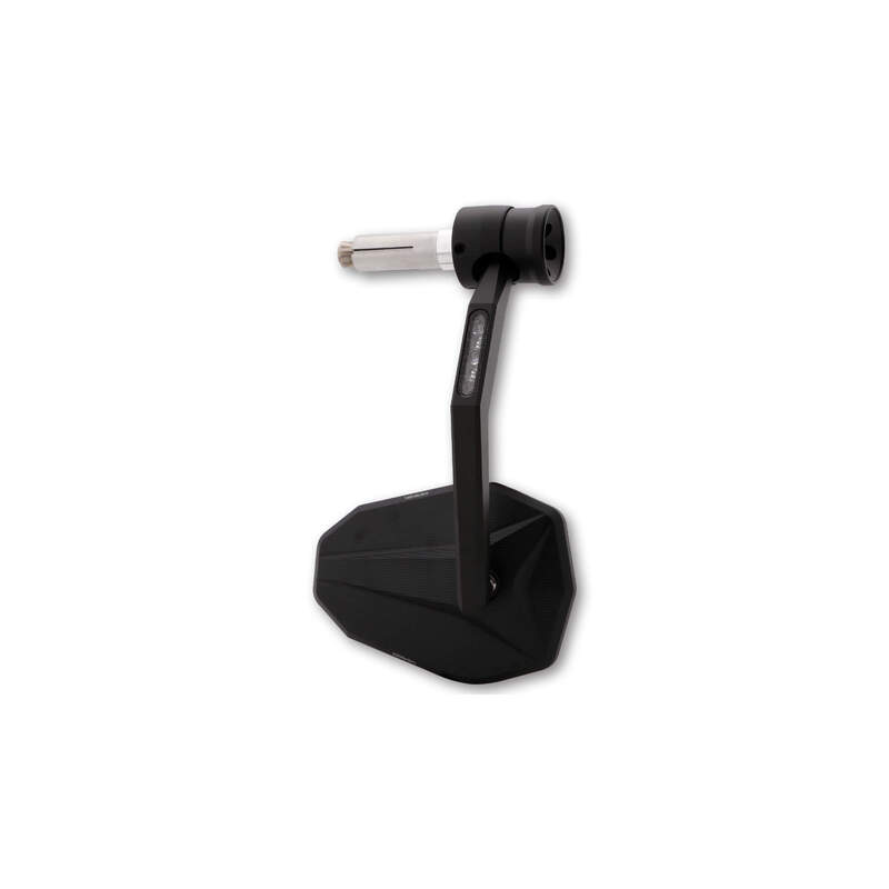 HIGHSIDER pro Handlebar End Mirror Victory-X RIM Black With LED Indicator (1pc)