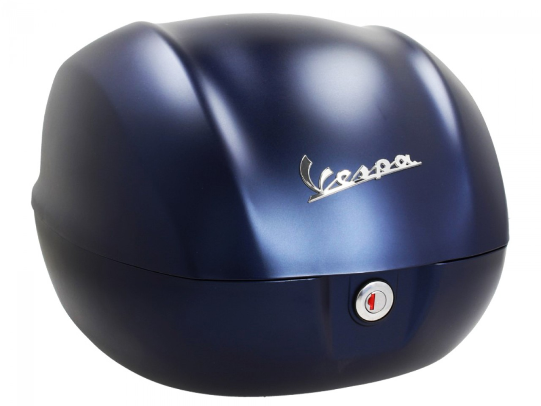 Original topcase 32 l. for Vespa Primavera dark blue opaco 288/A